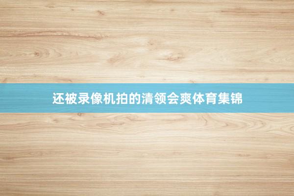 还被录像机拍的清领会爽体育集锦