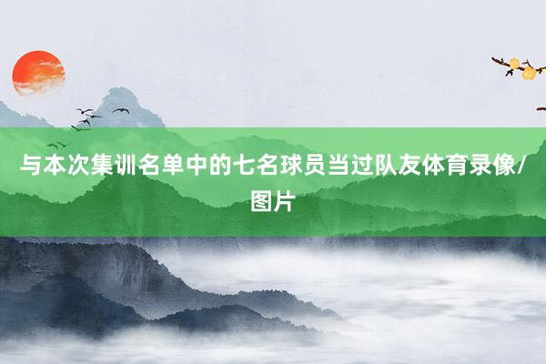 与本次集训名单中的七名球员当过队友体育录像/图片