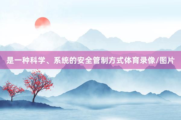 是一种科学、系统的安全管制方式体育录像/图片