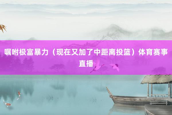 嘱咐极富暴力（现在又加了中距离投篮）体育赛事直播