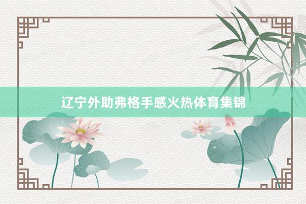 辽宁外助弗格手感火热体育集锦