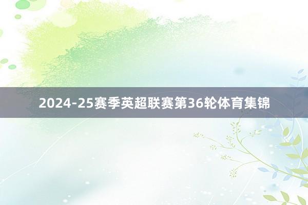 2024-25赛季英超联赛第36轮体育集锦