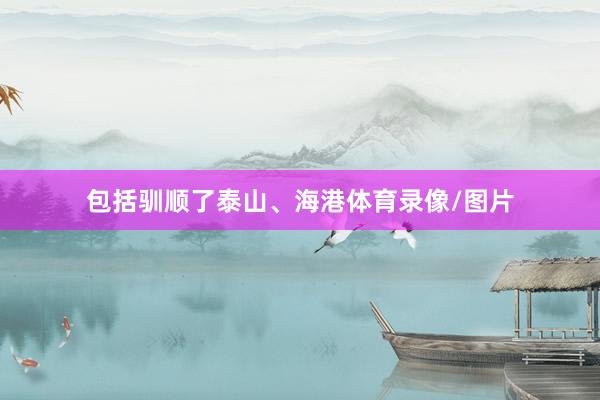 包括驯顺了泰山、海港体育录像/图片