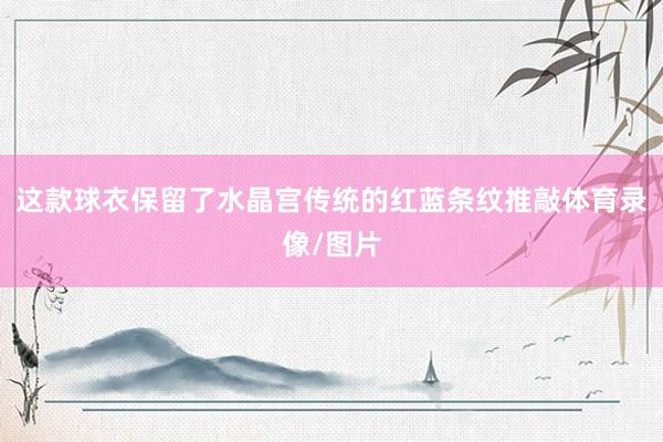 这款球衣保留了水晶宫传统的红蓝条纹推敲体育录像/图片