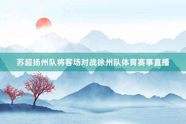 苏超扬州队将客场对战徐州队体育赛事直播