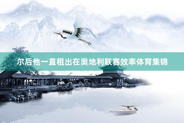 尔后他一直租出在奥地利联赛效率体育集锦