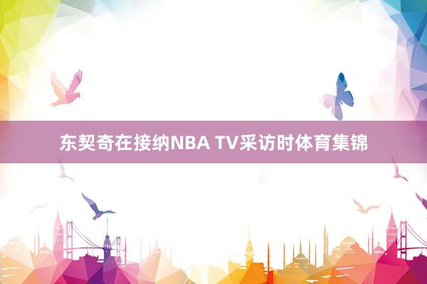 东契奇在接纳NBA TV采访时体育集锦