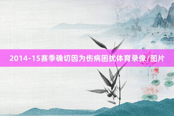 2014-15赛季确切因为伤病困扰体育录像/图片