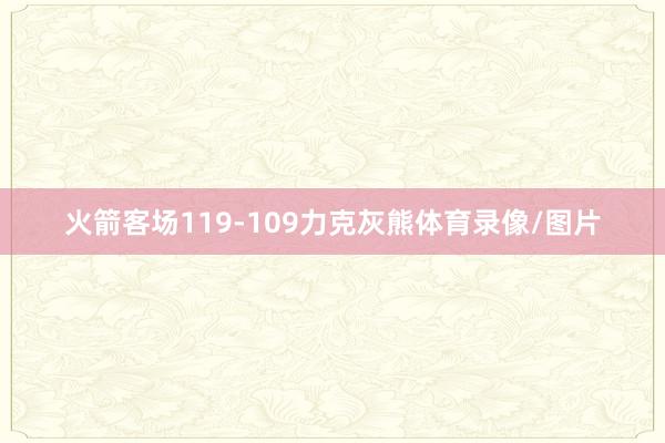 火箭客场119-109力克灰熊体育录像/图片